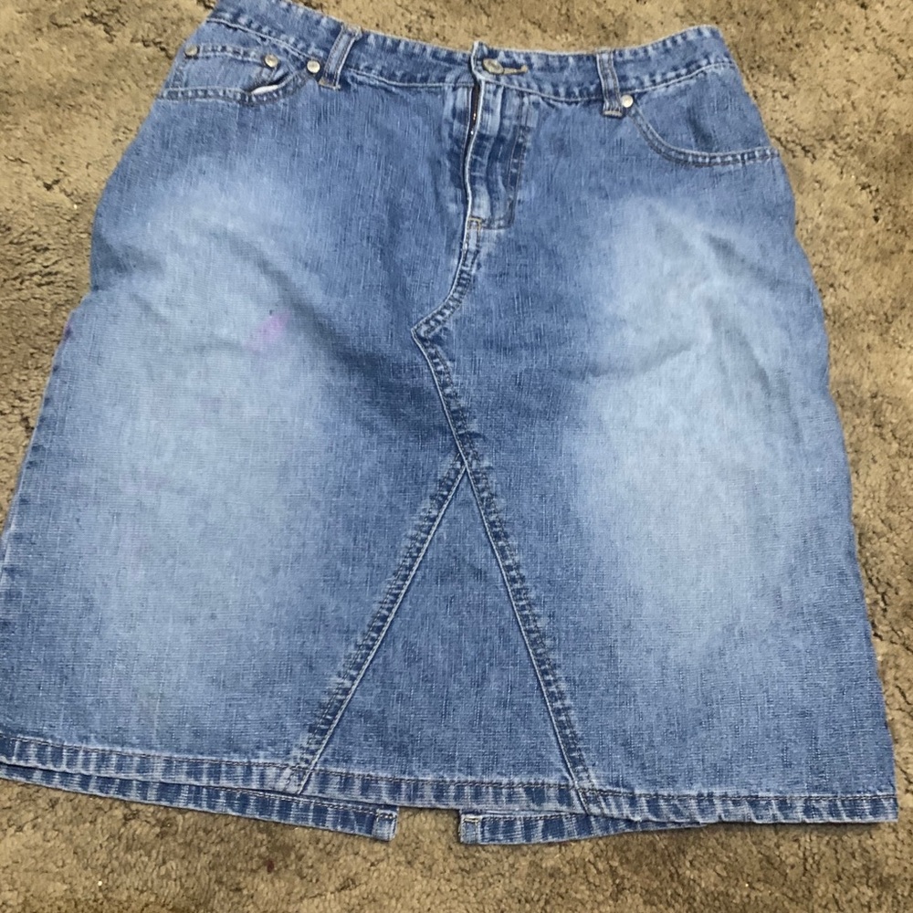 Denim skirt